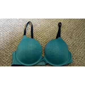Victoria’s Secret 36C Full Coverage Padded Underwire Bra teal
